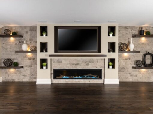 Hoover Basement Feature Wall